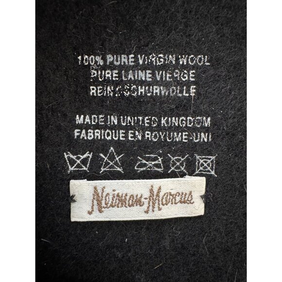 Neiman Marcus Black Wool Beret With Crown & Fleur-De-Lis Pins Made In UK main image 16